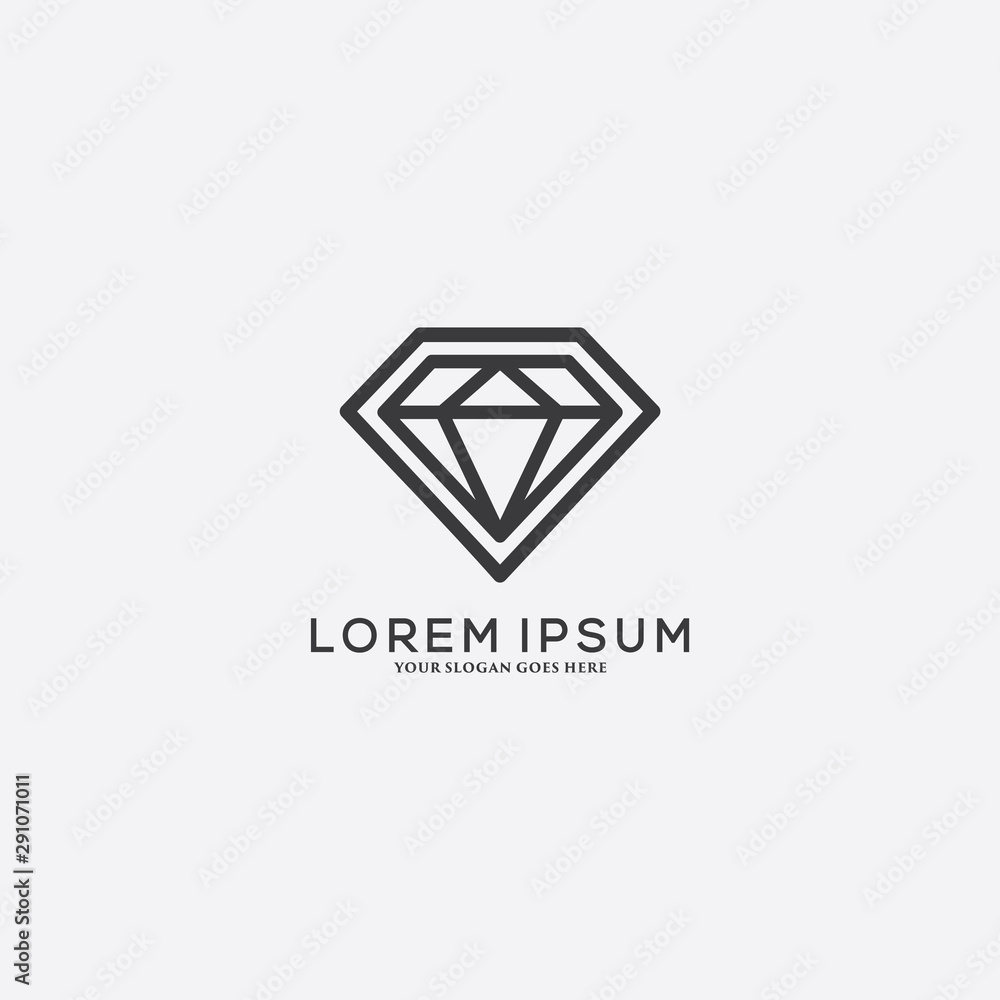 Diamond Logo Design Template vector illustration Diamond Logo Design Template vector illustration