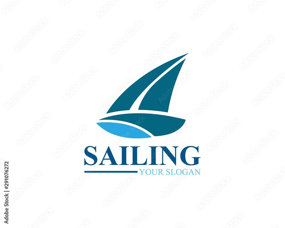 Sailing ship logo template vector icon illustration design Sailing ship logo template vector icon illustration design