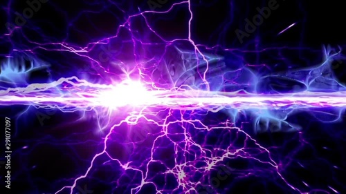 Wallpaper Mural purple lightning loop effect animation Torontodigital.ca