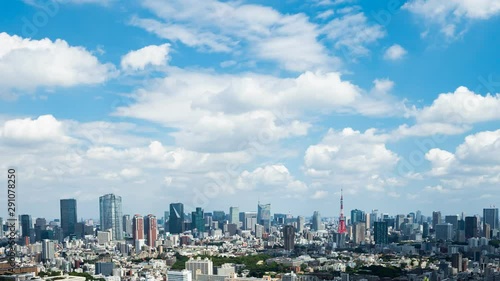 Wallpaper Mural 東京風景・タイムラプス Torontodigital.ca