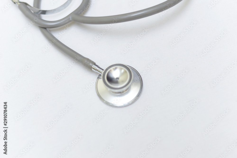 Medical stethoscope isolated on white background. Medical stethoscope isolated on white background.
