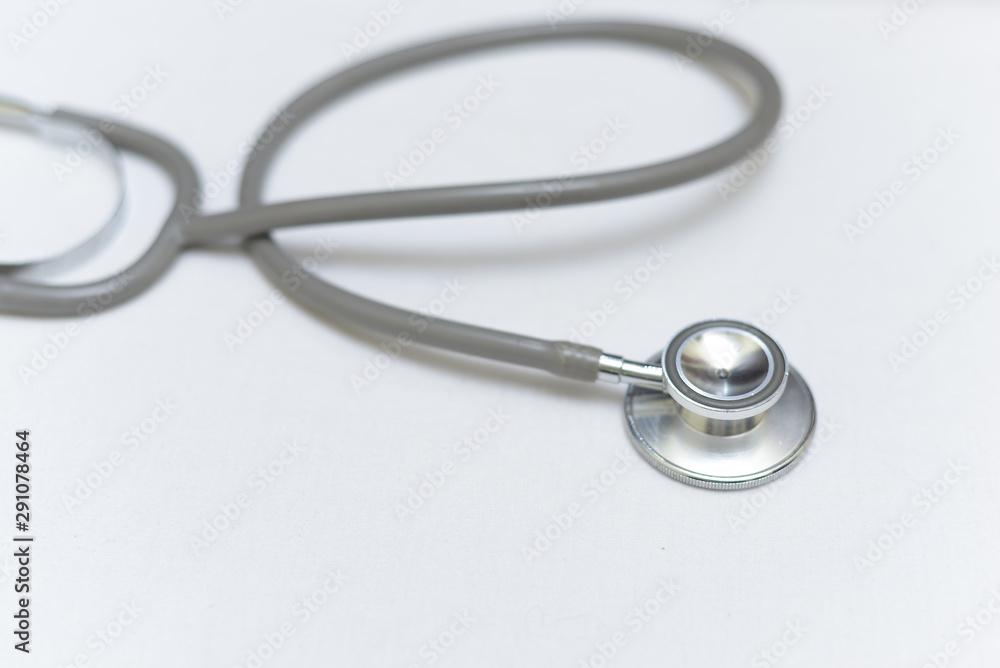 Medical stethoscope isolated on white background. Medical stethoscope isolated on white background.