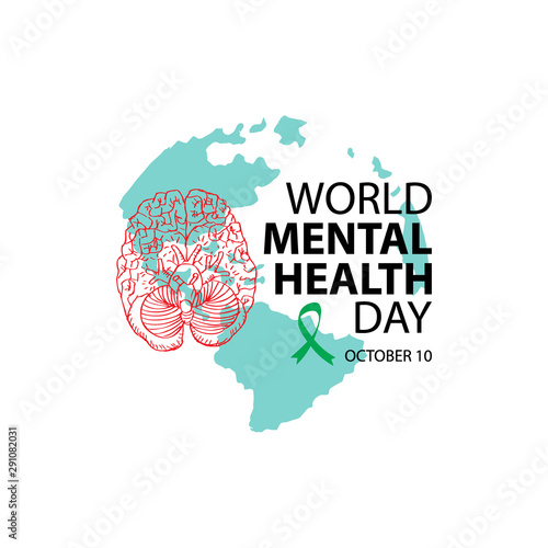 World Mental Health Day Concept.