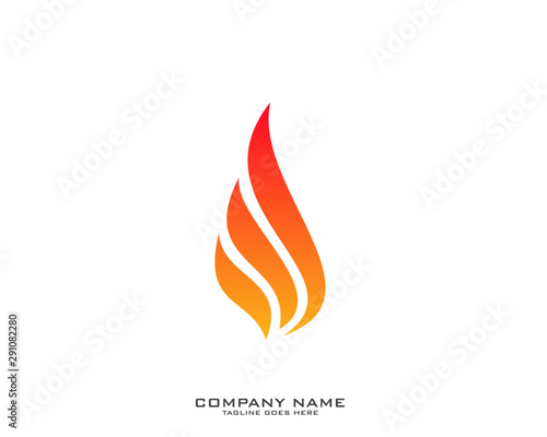 Fire flame Logo Template