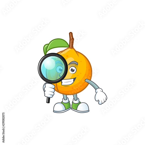 Detective fresh nutmeg cartoon for recipe food