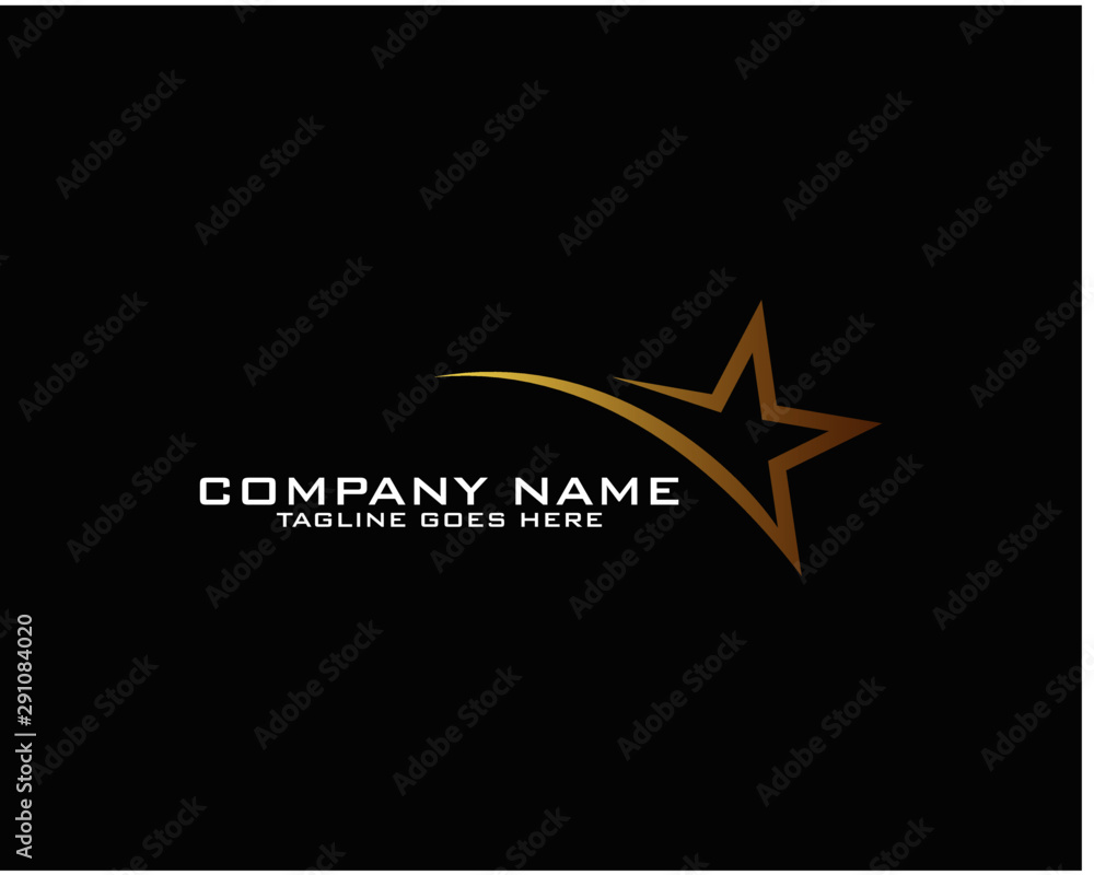 Obraz premium Star Logo Template vector icon illustration design