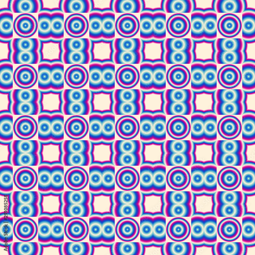 Seamless repeat pattern of geometric shapes Seamless repeat pattern of geometric shapes