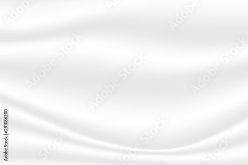 Abstract white and gray vector background. Satin luxury cloth texture