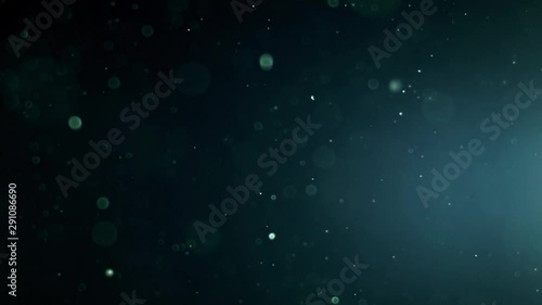 Neon light blue  particle bokeh loop animation photo