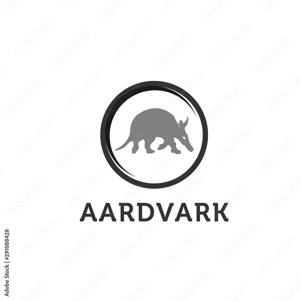Detailed and isolated illustration of the mammal aardvark vector