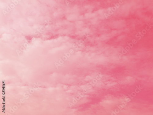 Sky and cloud subtle background with a pastel pink gradient. © pas_td 4425