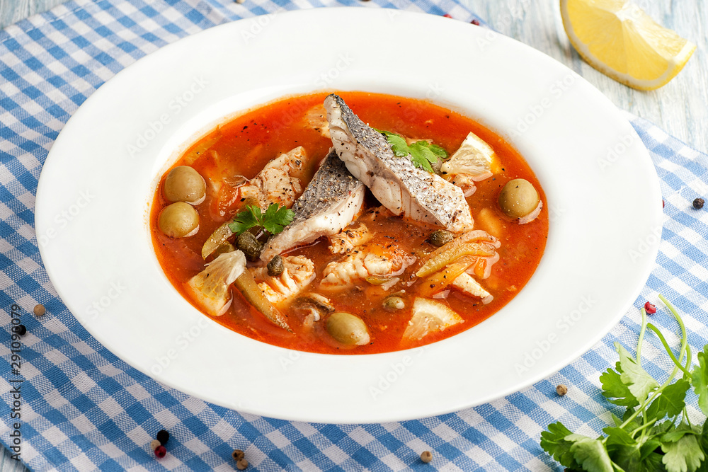 Fish soup. Fish soup.