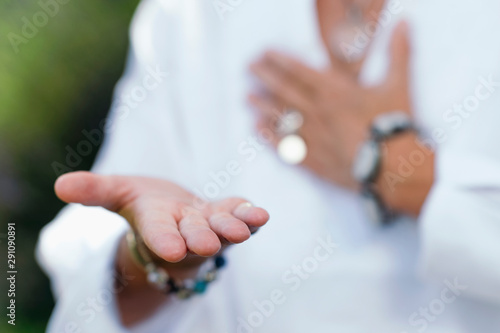Valokuva Giving Ability Meditation, Hands Gesture