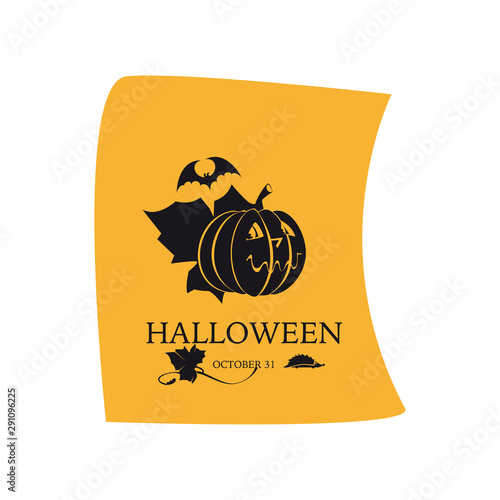 Halloween volantino invito al party
