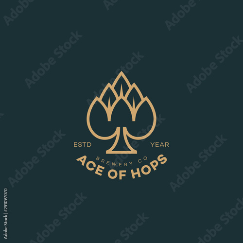 Ace of hops logo