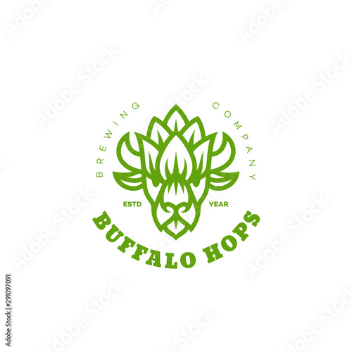 Buffalo hops logo