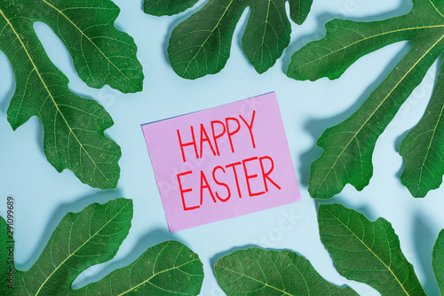 Handwriting text Happy Easter. Conceptual photo Christian feast commemorating the resurrection of Jesus