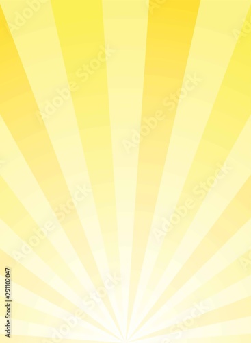 Sunlight vertical abstract background. gold yellow color burst background.
