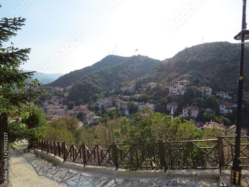 A view of Goynuk, Bolu, Turkey. Goynuk is a small town famous for its preserved Ottoman Empire era wooden houses and other historical buildings. Additionally Goynuk holds cittaslow designation. photo