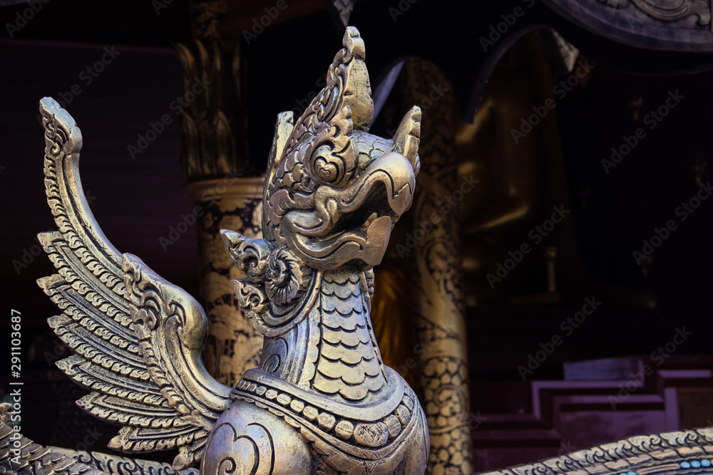 Temple Sirindhorn Wararam Phuproud in Ubon Ratchathani Province Thailand