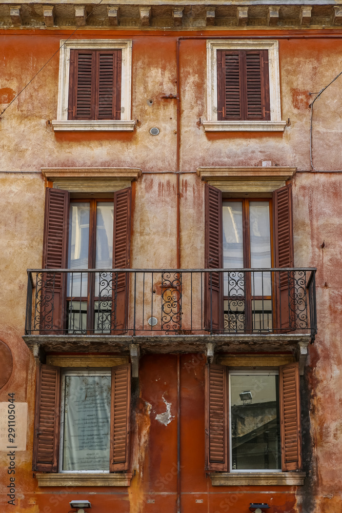 windows in the facades