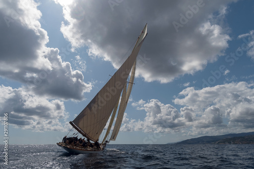 Classic sailboat photo
