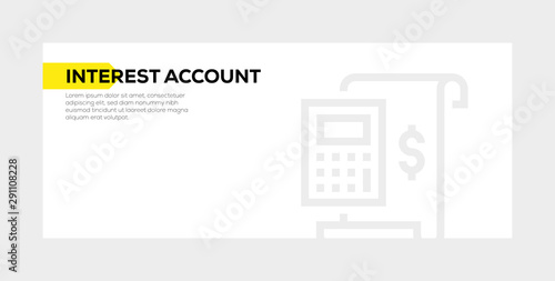 INTEREST ACCOUNT BANNER CONCEPT