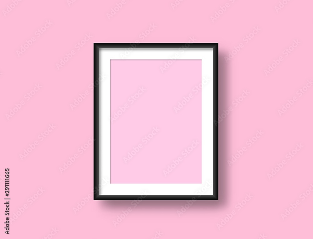 Realistic wall picture frame mockup for your design. Painting modern blank artwork. Realistic wall picture frame mockup for your design. Painting modern blank artwork.
