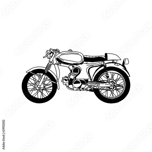 Wallpaper Mural vintage motorcycle