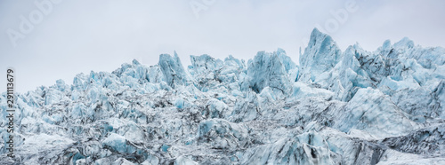 Beautiful landscape on a Glacier 