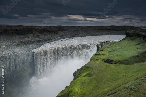 Dettifoss Waterfall in Iceland in summer