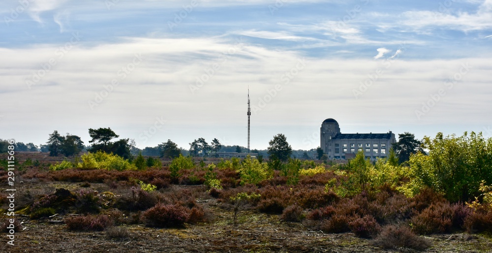 Radio Kootwijk: former radio transmitter building, for communication between Holland and the Dutch East Indies.
