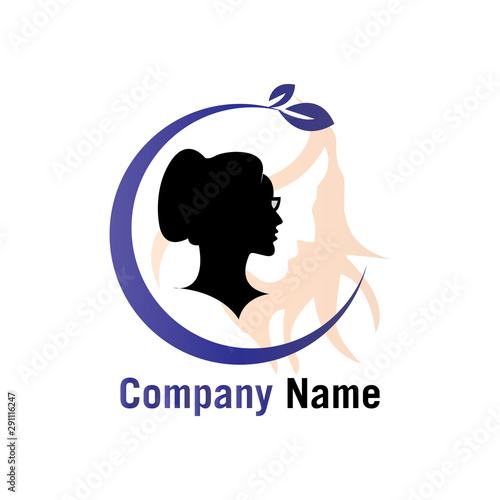 Beauty care logo vector design template