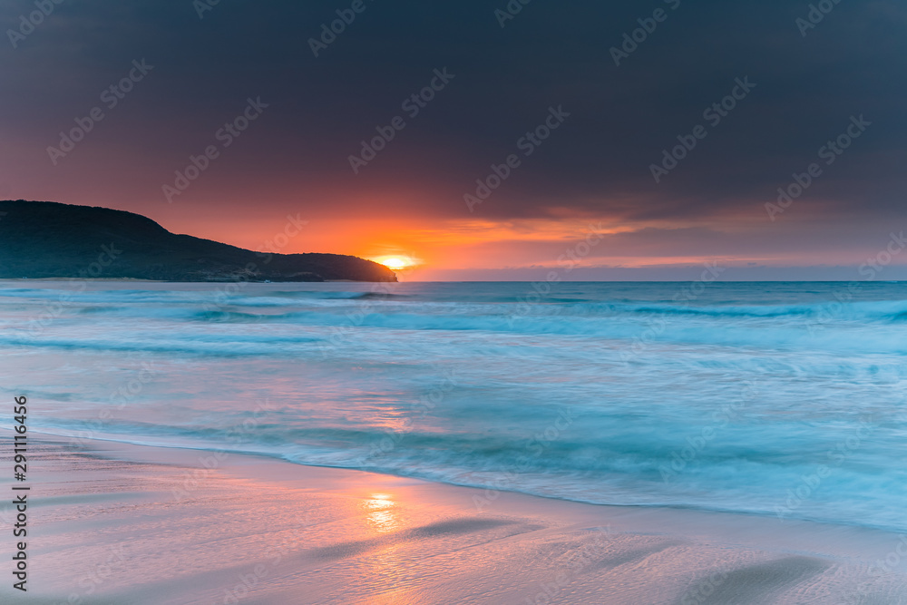 Soft Sun Rise Seascape