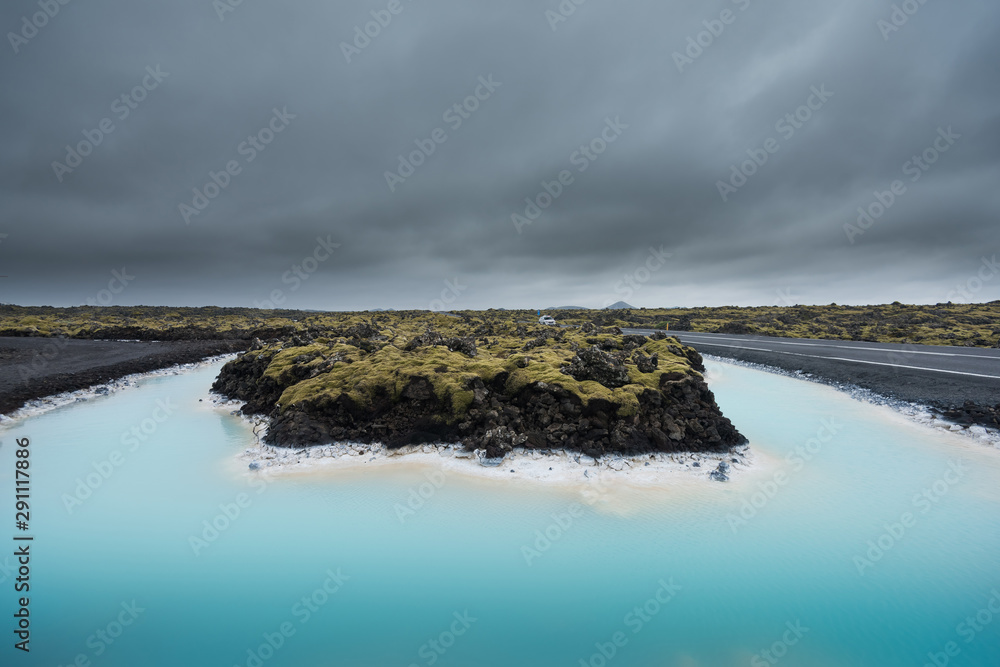 Blue Lagoon area in Iceland