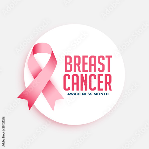 breast cancer awareness month campain poster design