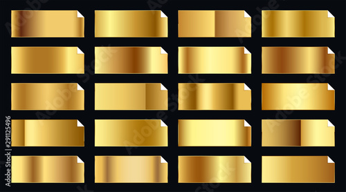 precious golden gold gradients big premium set