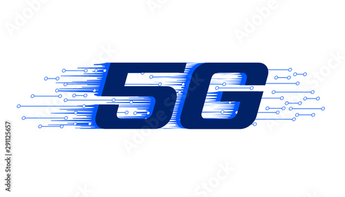 5G new firth generation internet wiress technology background