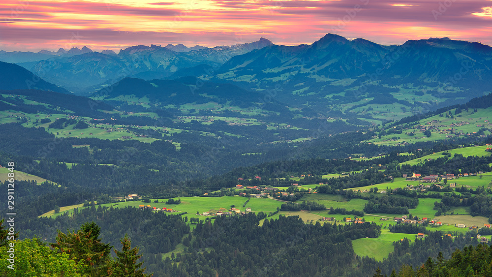 Fototapeta premium Landscape near Bregenz, Austria