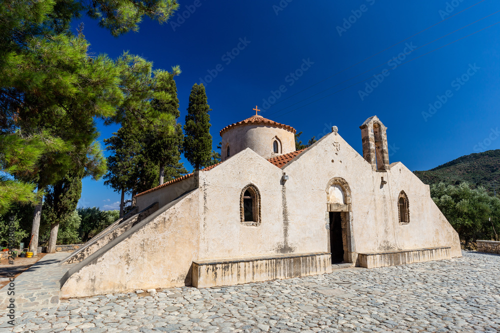 Byzantine Church Panagia Kera in Kritsa, Crete, Greece