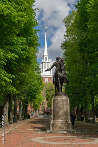 Εκτύπωση καμβά Paul Revere Mall