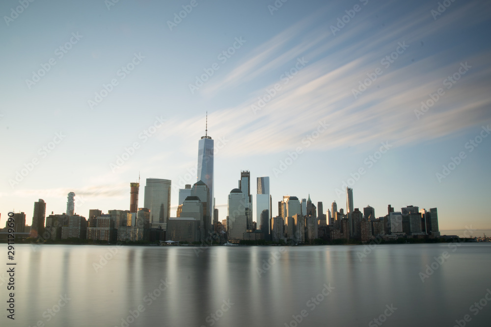 Morning New york skyline