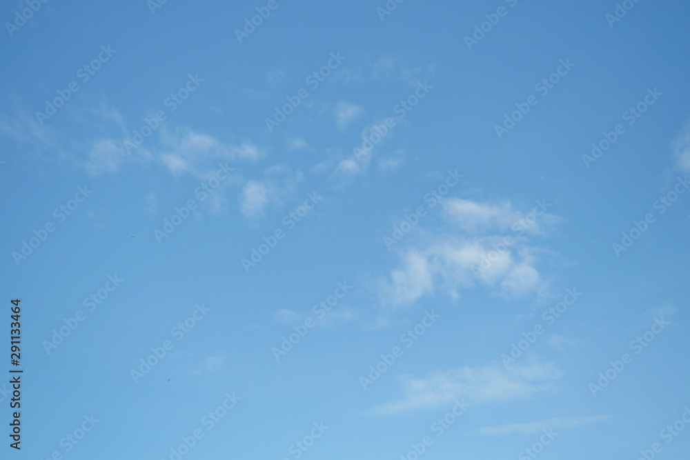Cirrostratus cloud on beautiful blue sky , Fluffy clouds formations at tropical zone Cirrostratus cloud on beautiful blue sky , Fluffy clouds formations at tropical zone