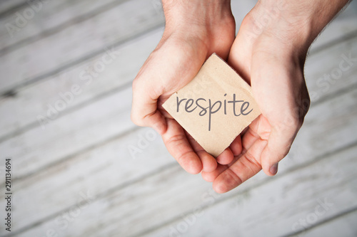 Принти на полотні Respite from two kind hands