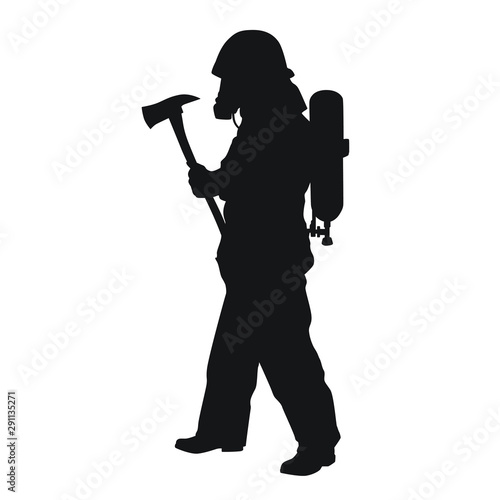 Fireman Silhouettes