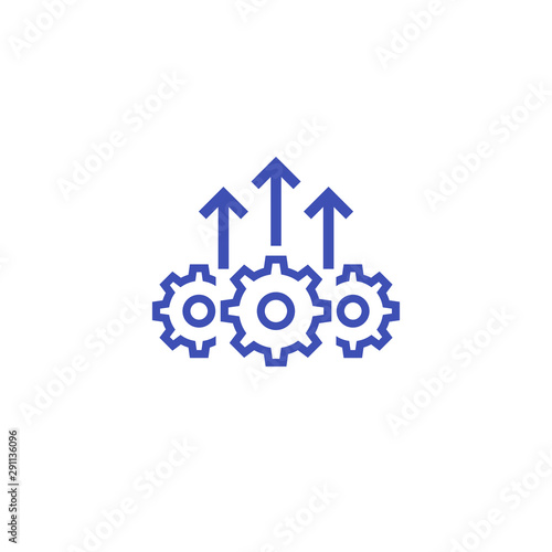Operational excellence, efficient operation icon