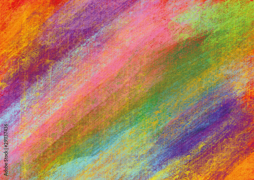 Colorful grunge paint for background