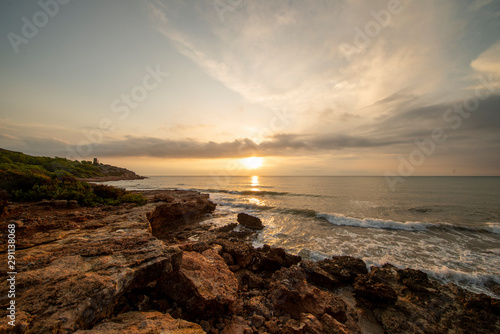Cloudy sunrise on the coast of Oropesa del Mar © vicenfoto