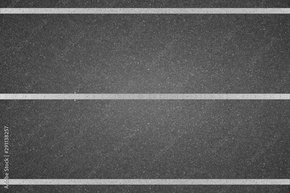 White line marking on road texture background
