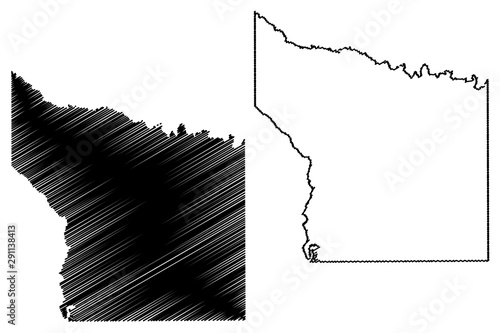 Smith County, Texas (Counties in Texas, United States of America,USA, U.S., US) map vector illustration, scribble sketch Smith map